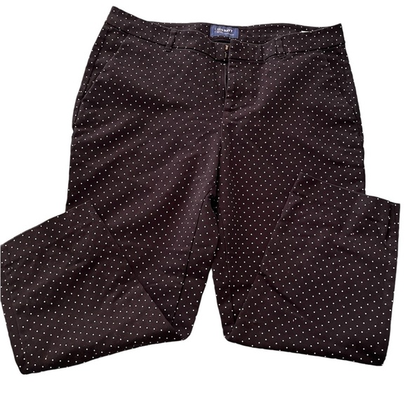 Old Navy Harper Mid-Rise Polka Dot Pants - Picture 2 of 4